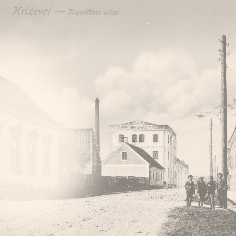 Križevci 1903., prvi križevački paromlin i paropila Hinko Švarc i sinovi